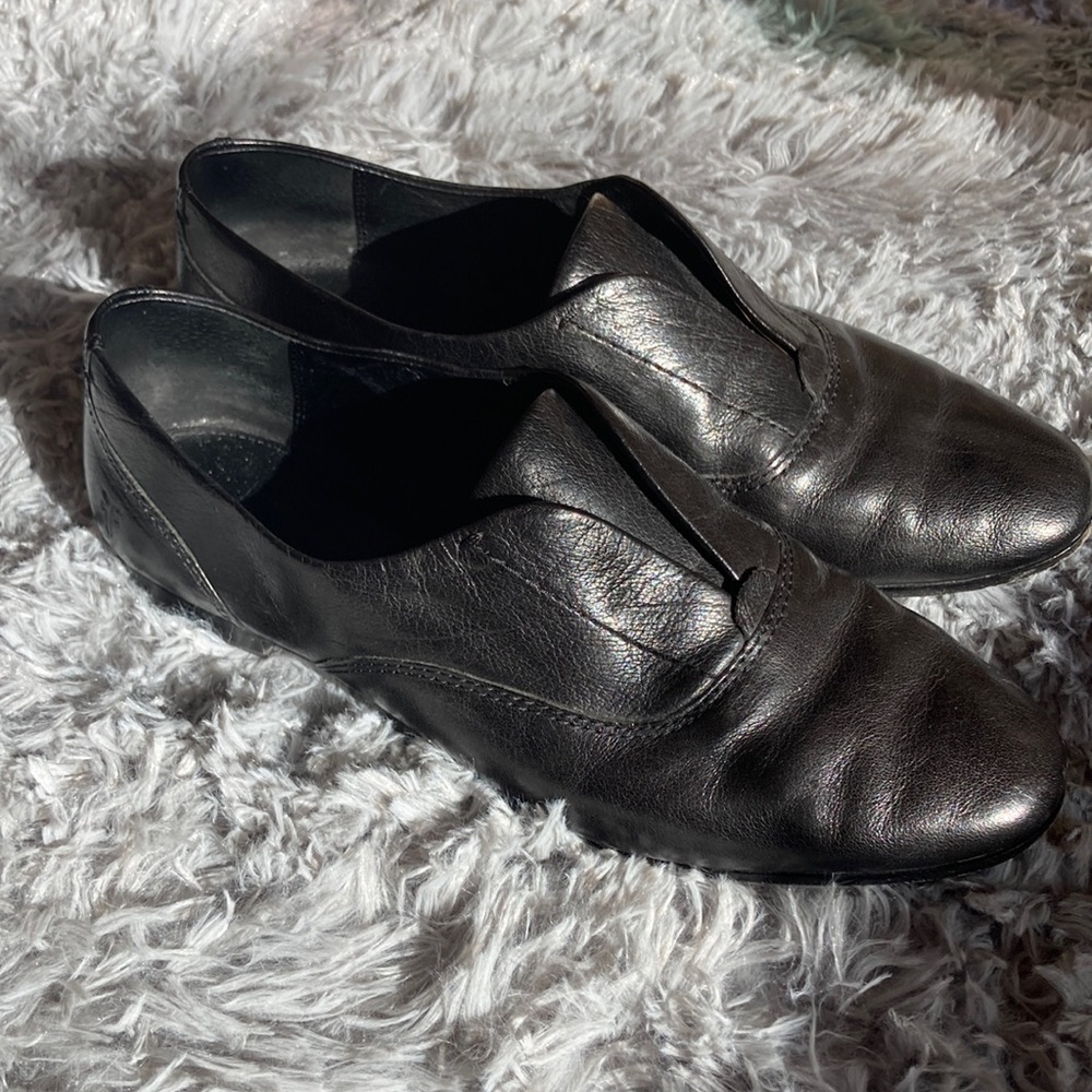 Frye Leather Slip On Loafer Dress Shoe